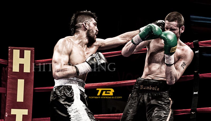 Mike Jimenez vs Bruce Rumbolz at Hitz Boxing