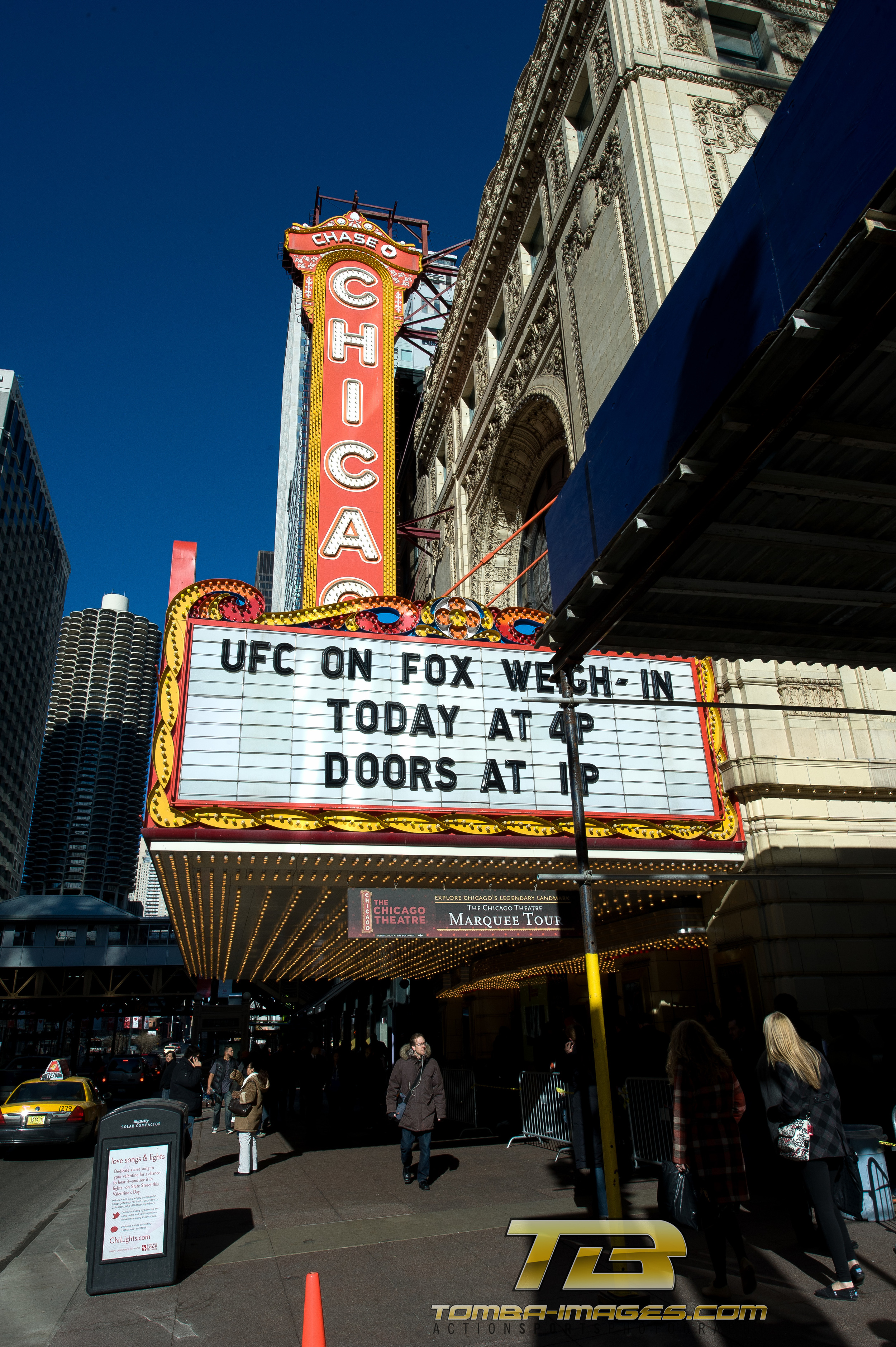 UFC Weight-In's at the Chicago Theater 