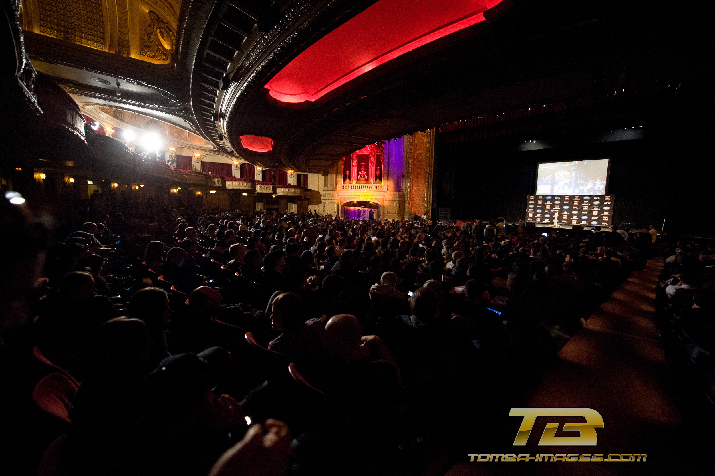 UFC Weight-In's at the Chicago Theater 