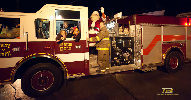 Back Home ...Santa comes to East Troy