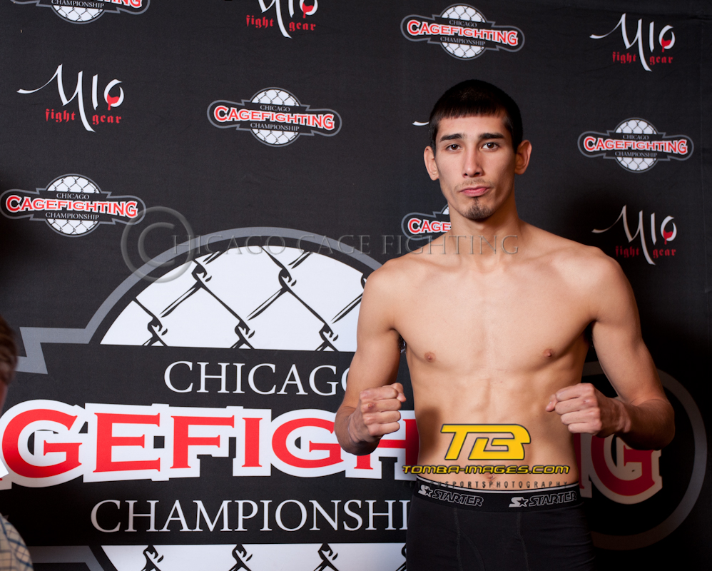 Chicago Cage Fighting Championships Weight In at Eaglewood Resort