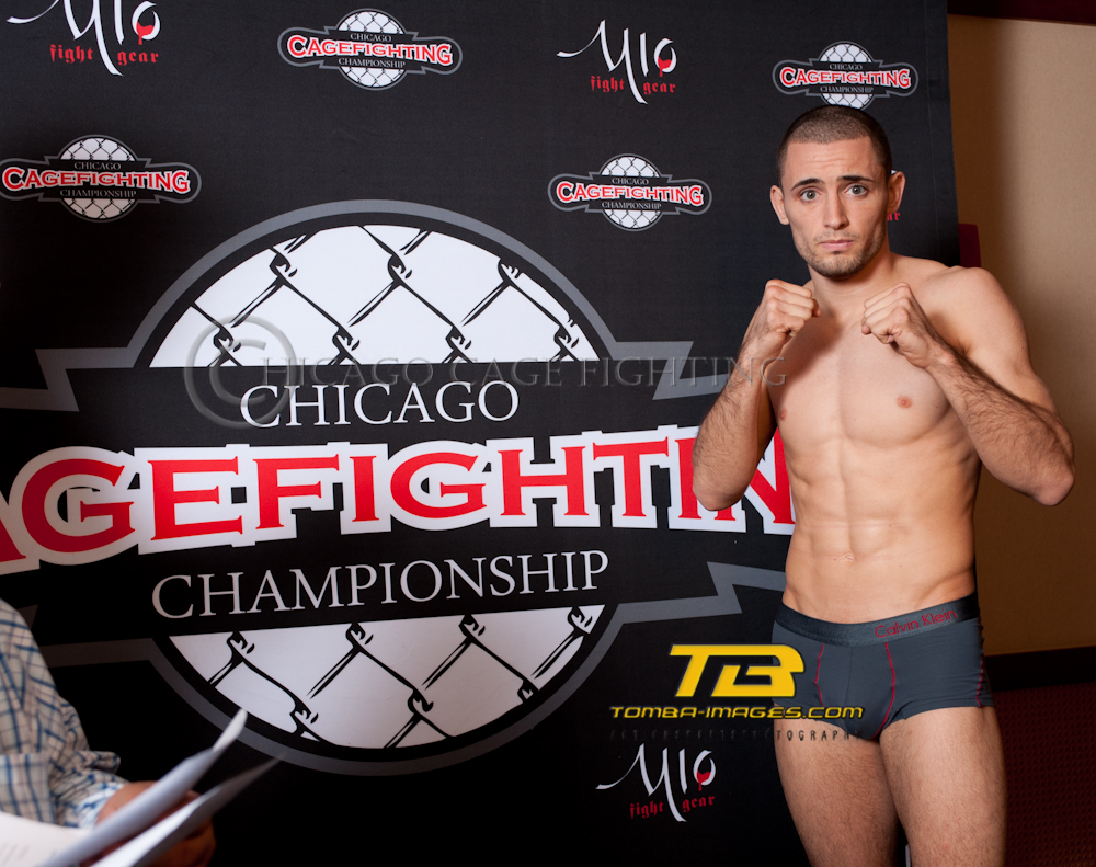 Chicago Cage Fighting Championships Weight In at Eaglewood Resort