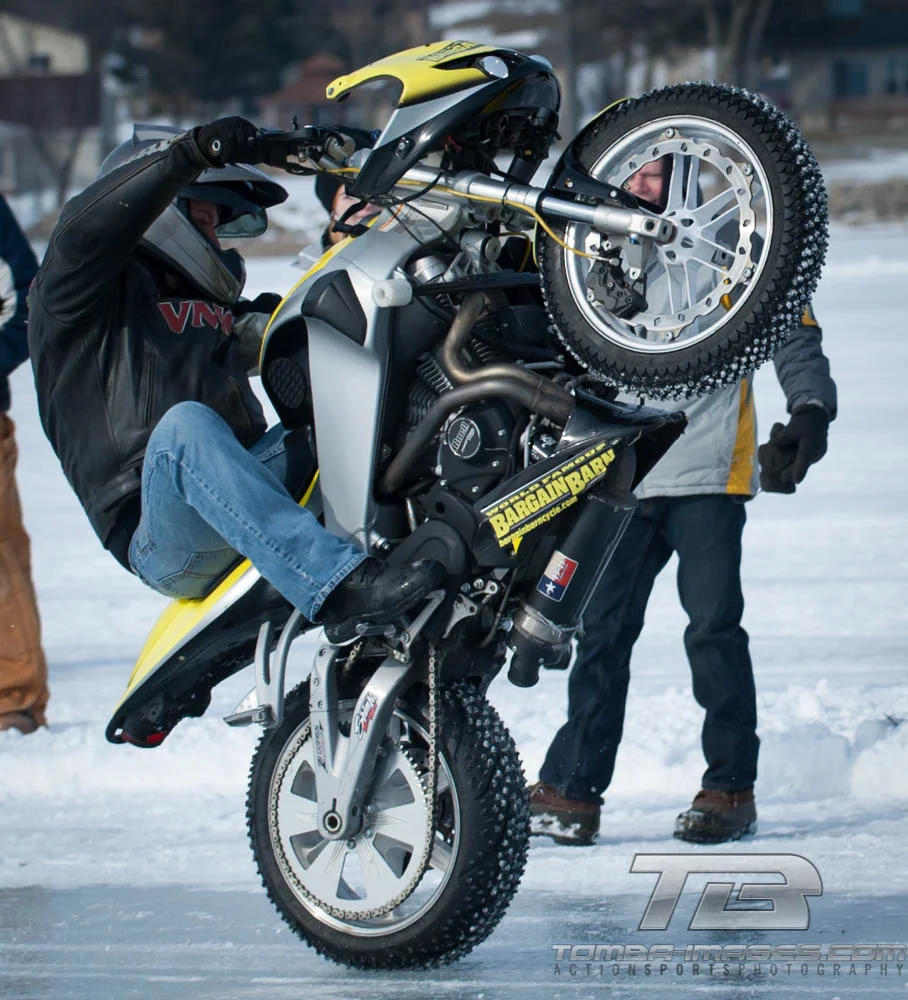 Guinness World Record Of 117 5 Mph Ice Wheelie Tomba Images