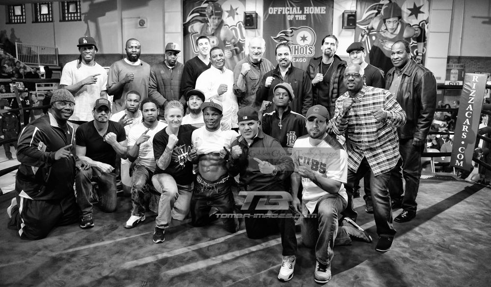 Chicago Boxers Past and Present 16" x 20" limited edition print available Click on image to view in a lighbox