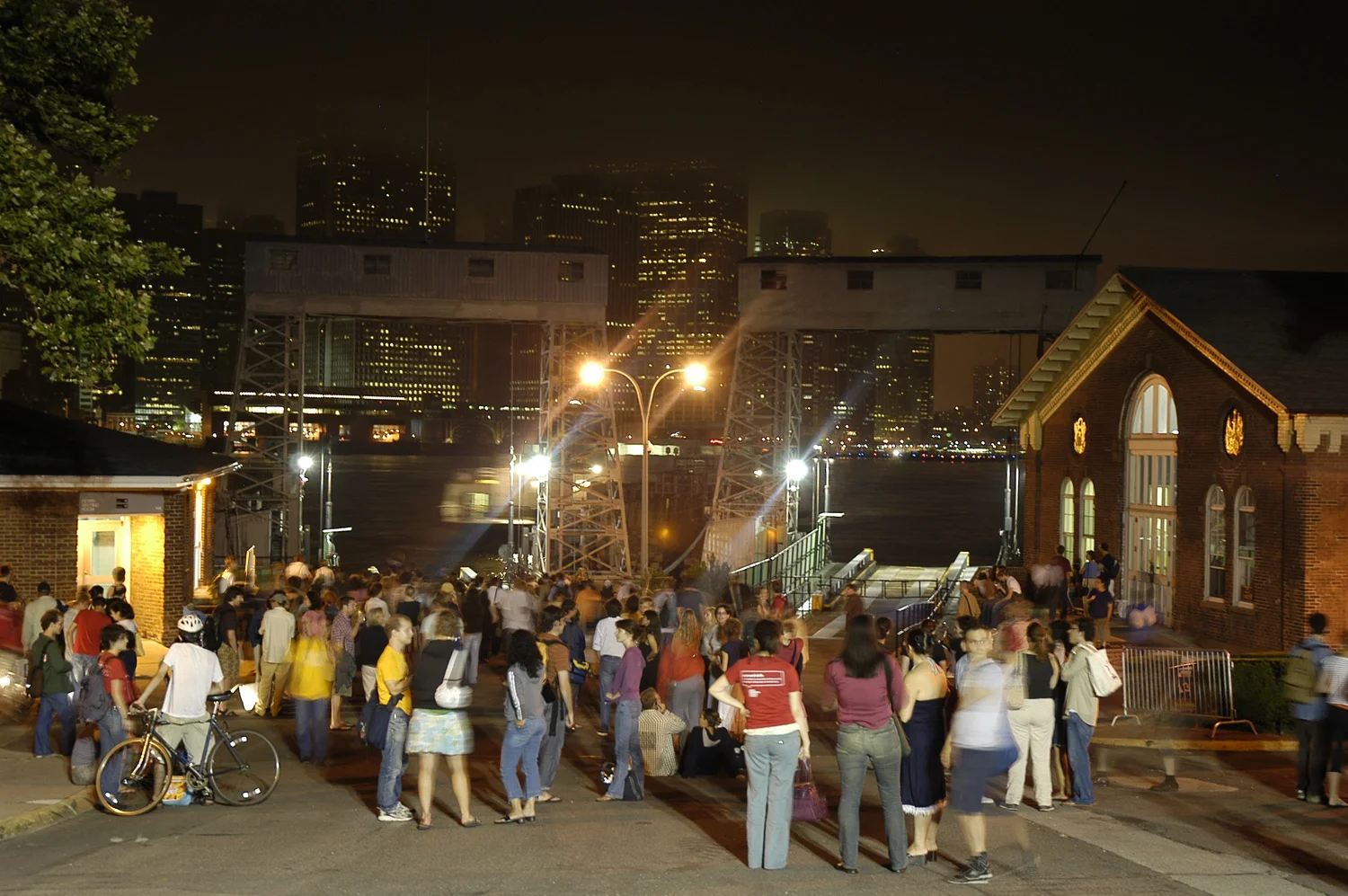  Opening day, waiting for the last ferry back to reality. 