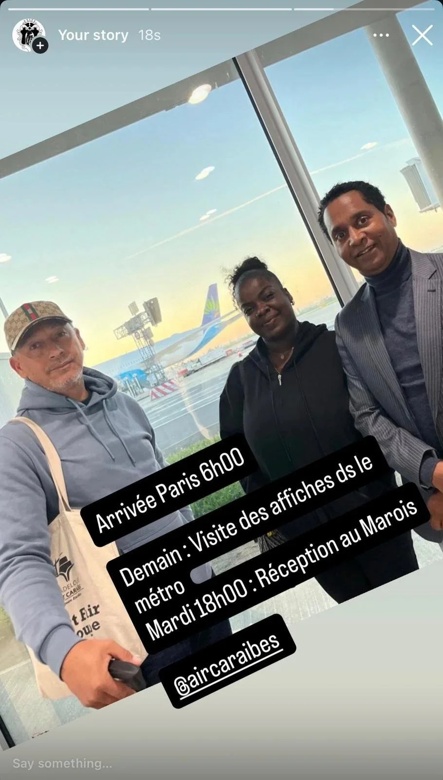 Arrivée à Paris @ Air Caraïbes