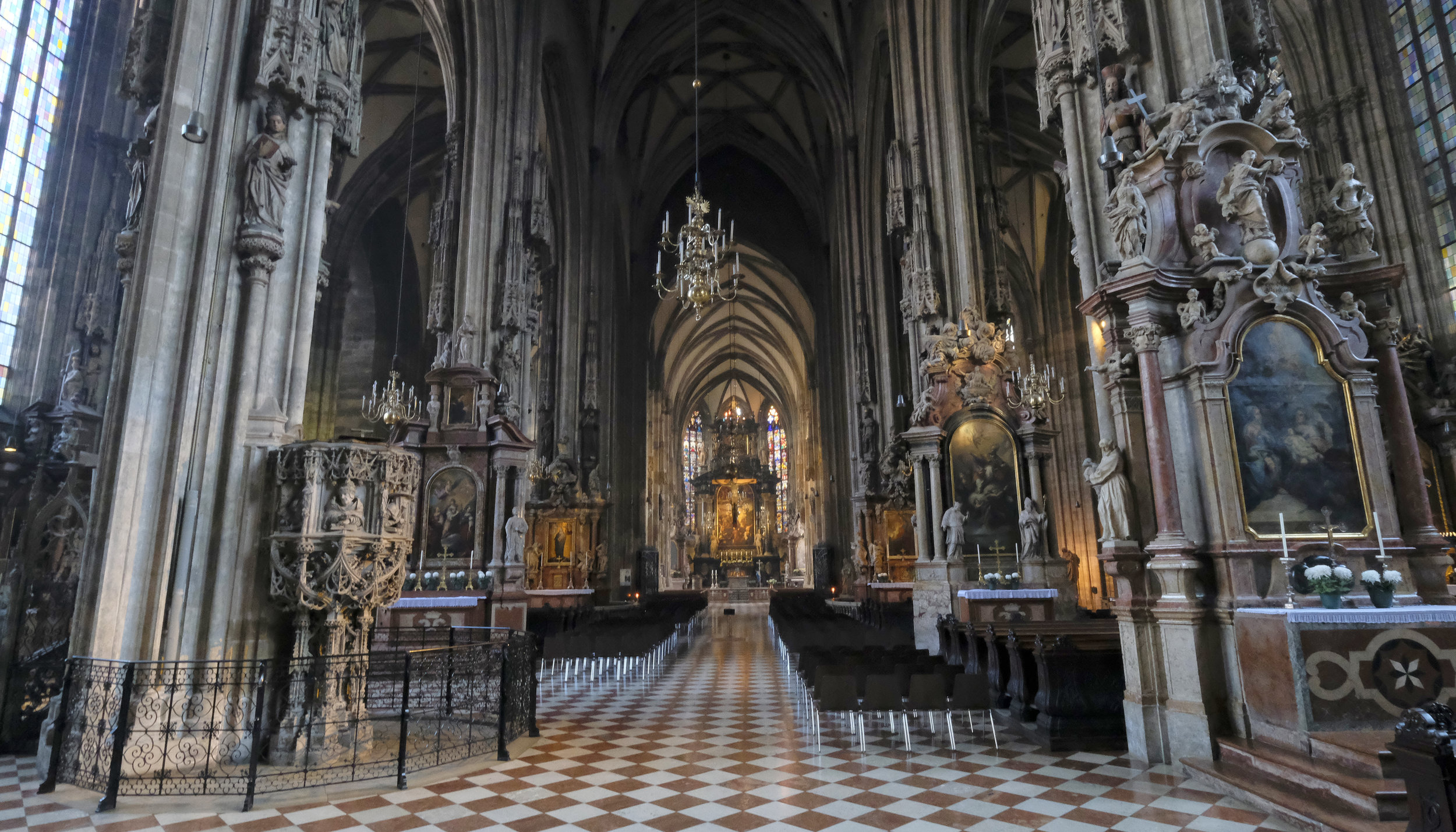 The interior of St. Stephen's Cathedral