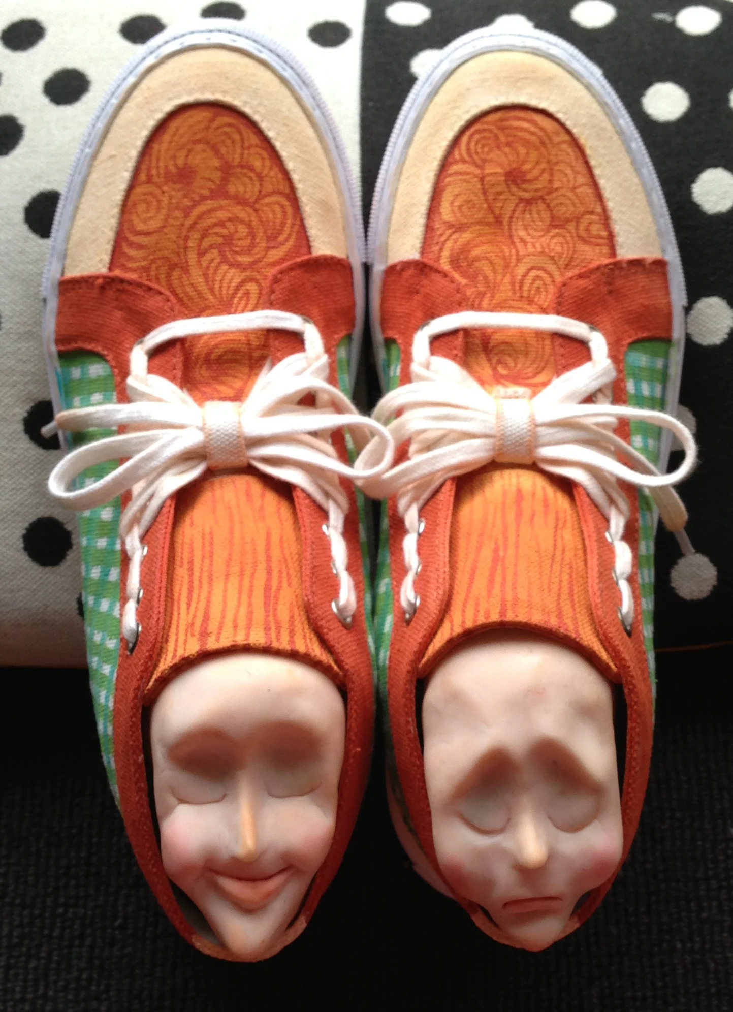 red heads and gingham- Adventure Sneakers for Gorman