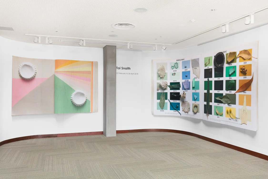 Open Book, (installation view), Bargoonga Nganjin, 2018.