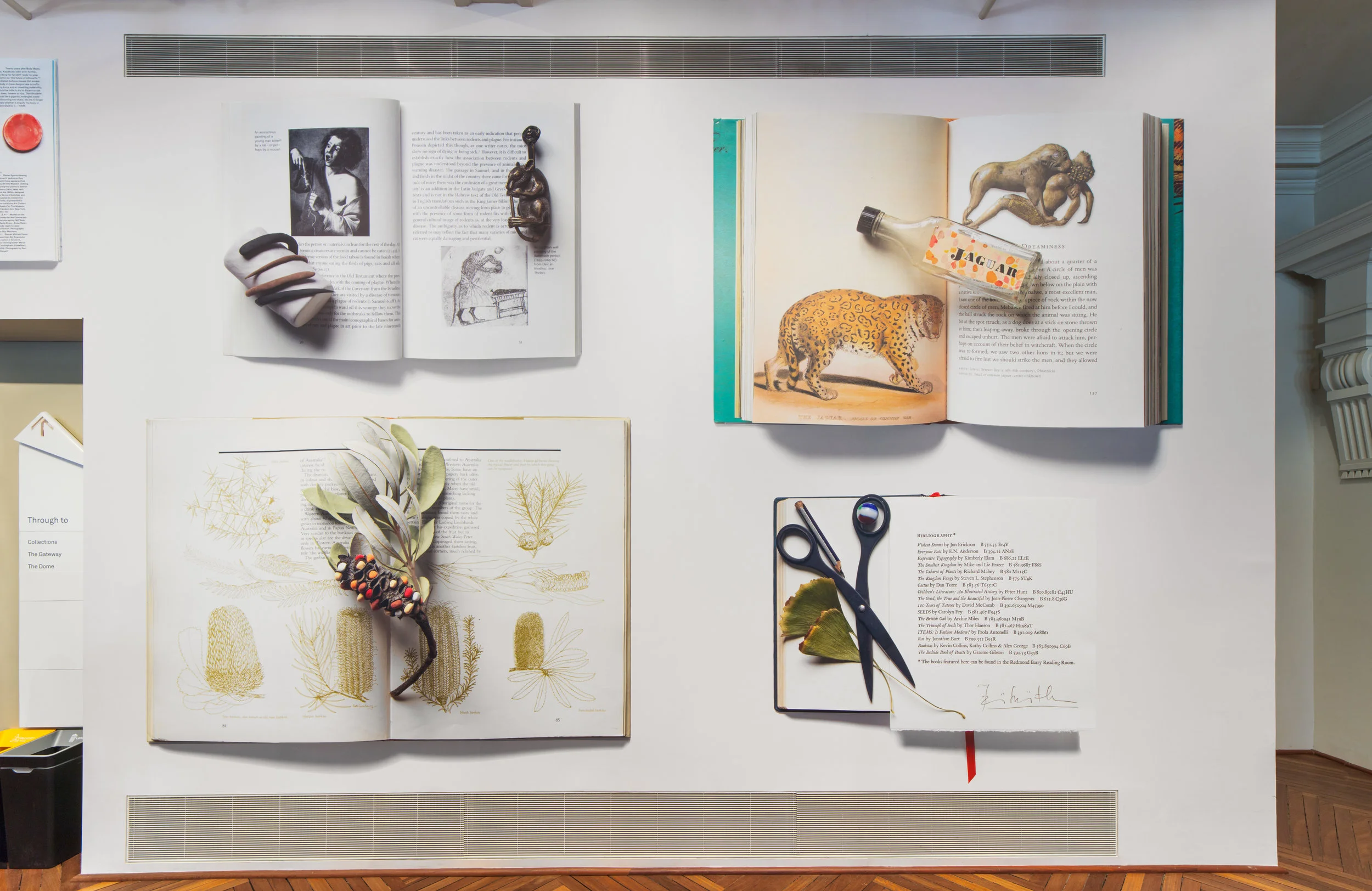 Open Book, installation for State Library of Victoria (detail)