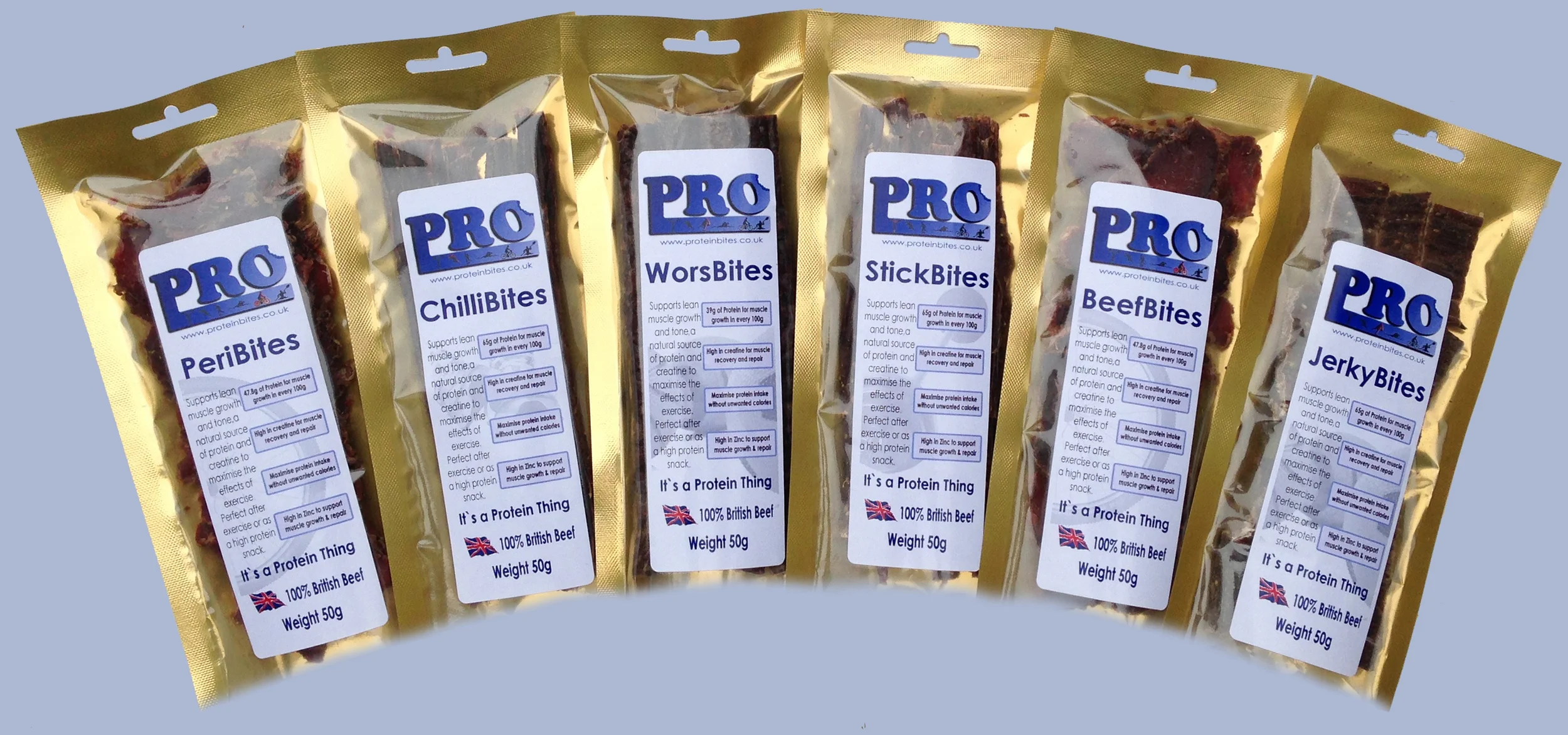 ​Range of Proteinbites&nbsp;