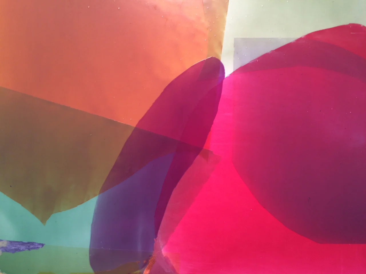 Jill Nathanson | Fluid Measure - Barry Campbell Gallery , 530 West 24th Street Jill’s abstract paintings combine cut theatrical gels with poured polymer and paint. Working in layers each piece achieves an elegant, fluid transparency.