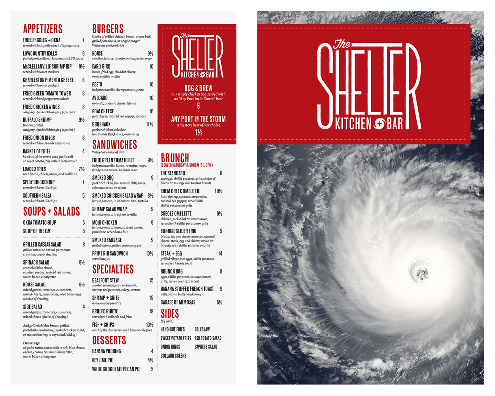 Menu (Back/Front)