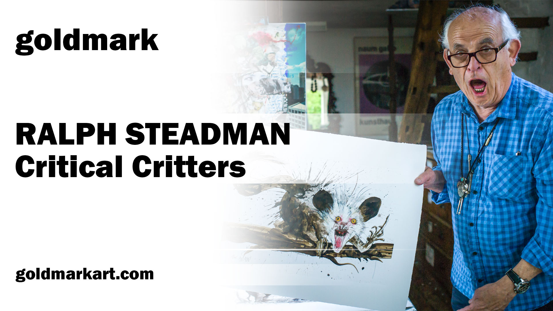 VIDEO: Legendary Artist Ralph Steadman Promo for Goldmark — Jonny Lewis  Films