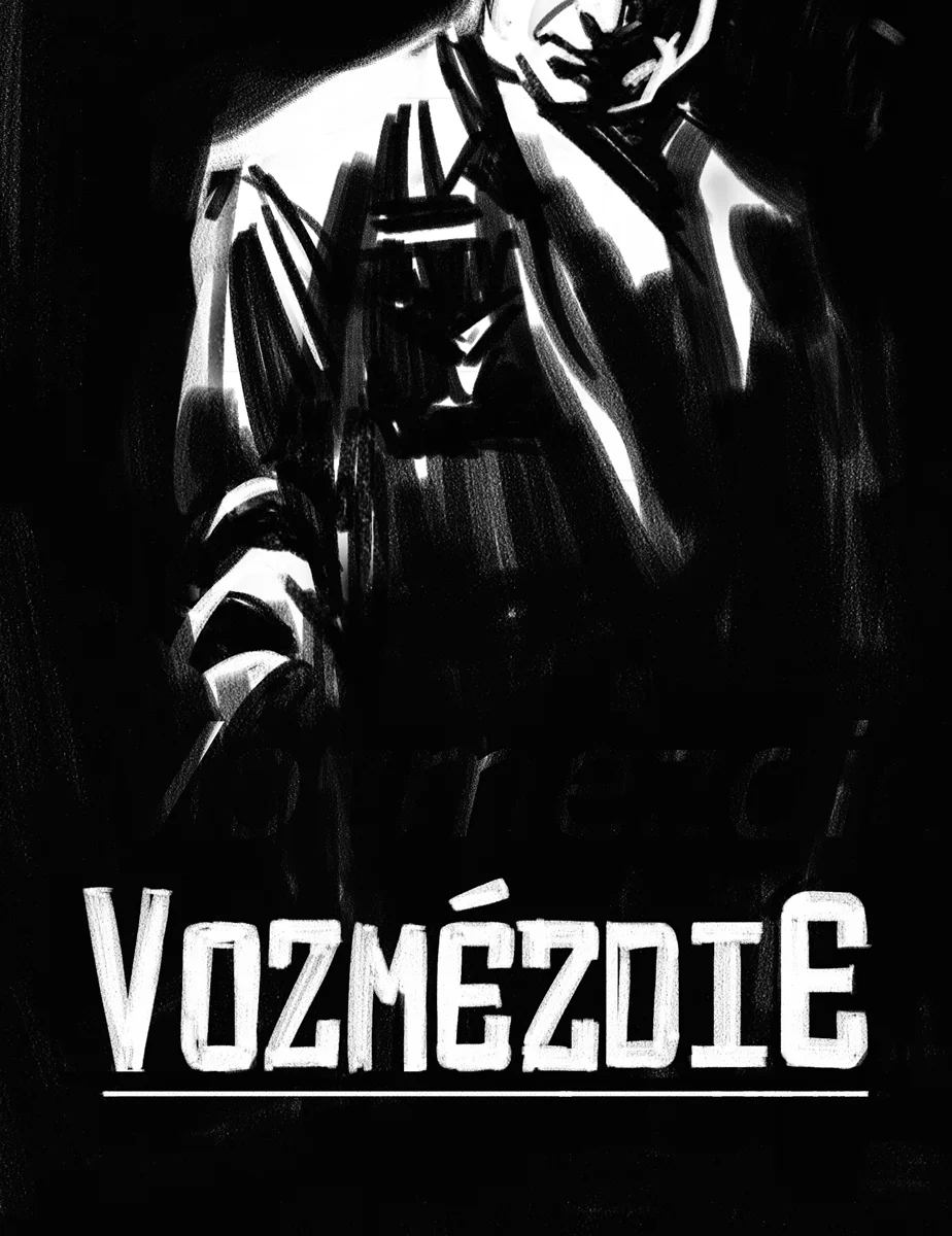 Action movie poster. Film pre-production concept art by Paul Temple, Storyboard Artist and Illustrator.