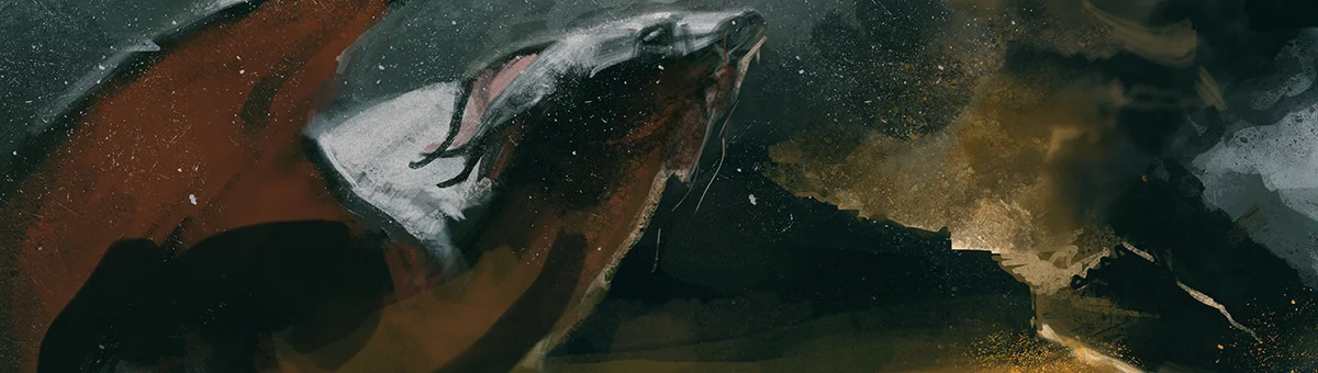 Dragon concept art. Film pre-production concept art by Paul Temple, Storyboard Artist and Illustrator.