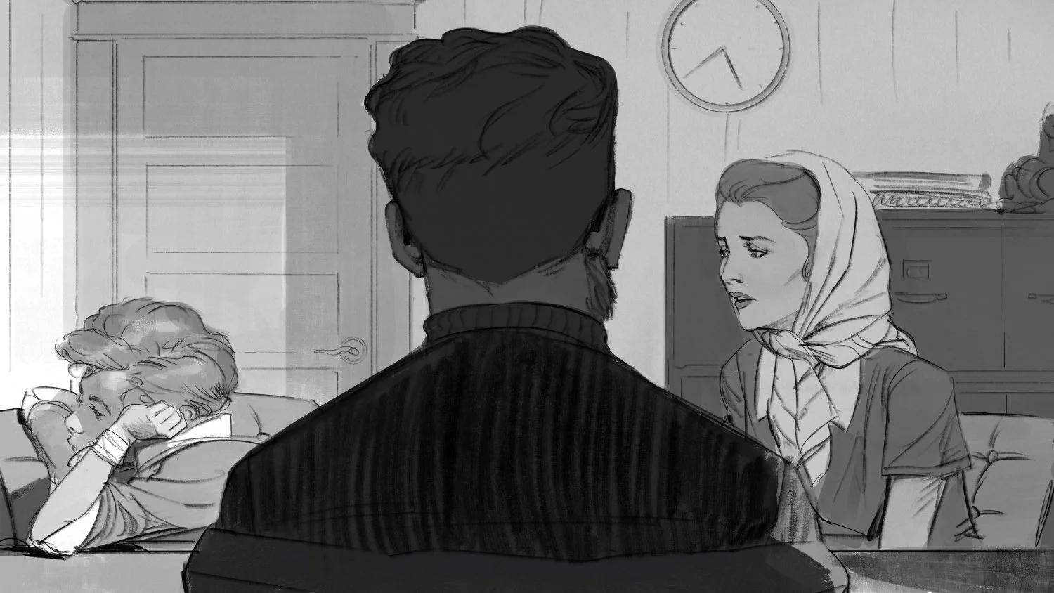  Film preproduction concept art and visual development by illustrator and visual development artist, Paul Temple. Vis Dev 
