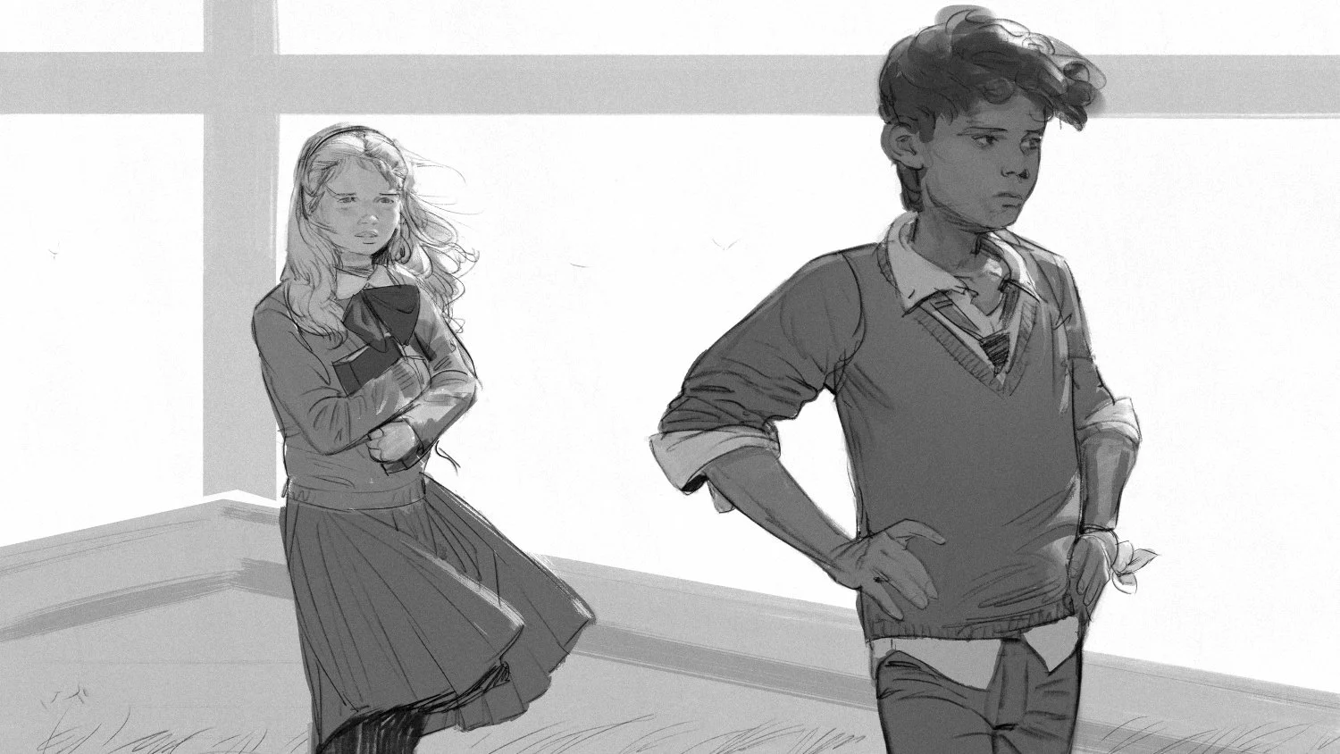  Christian horror film concept art by visual development artist, Paul Temple.  