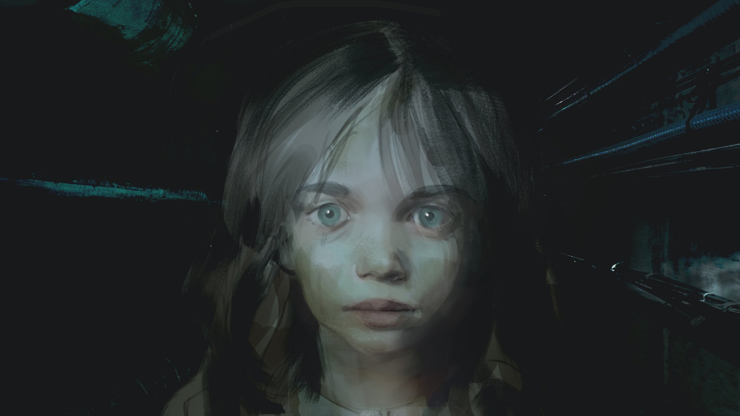  Christian horror film concept art by visual development artist, Paul Temple.  