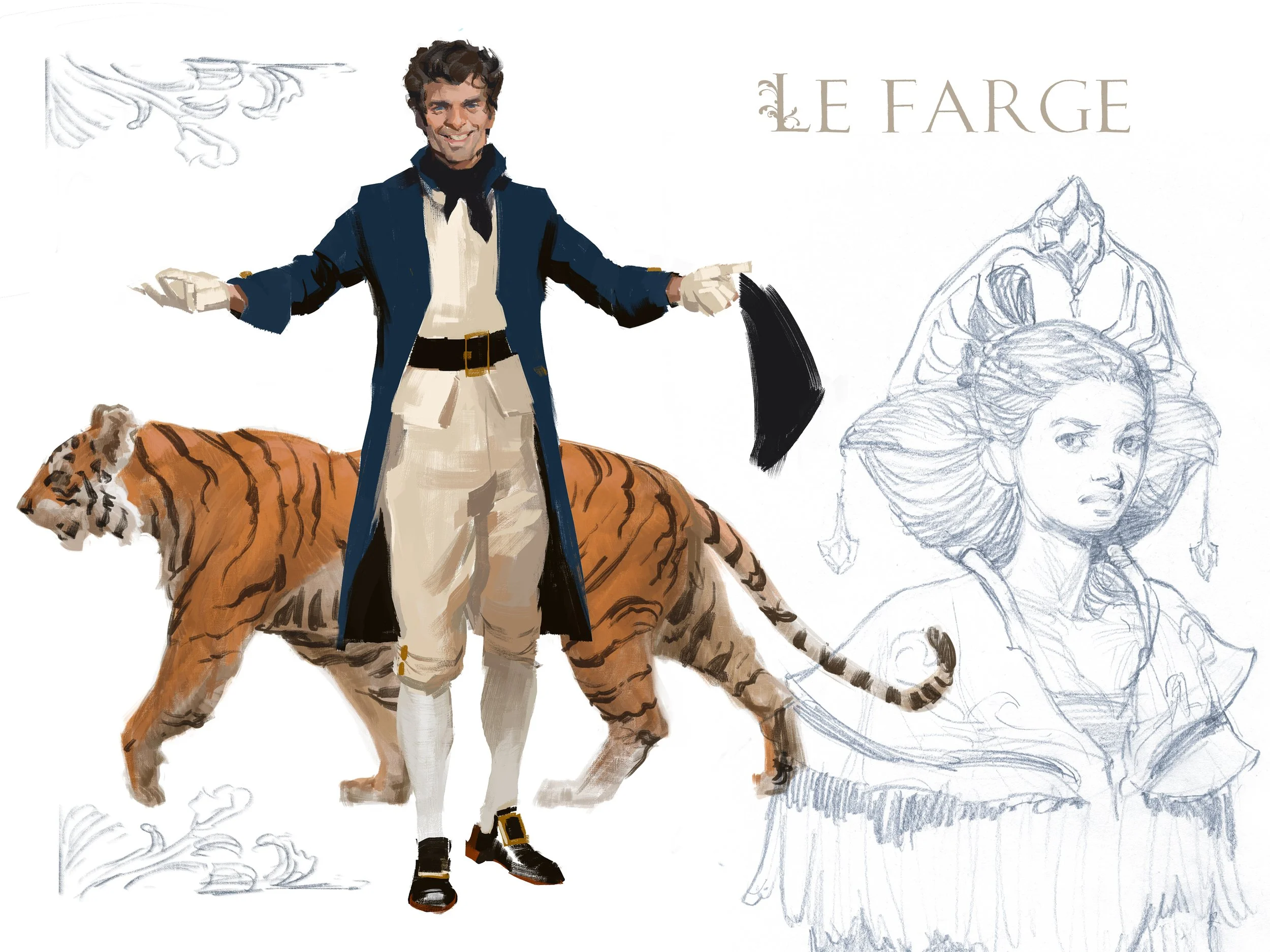  Feature film character design by artist, Paul Temple.  