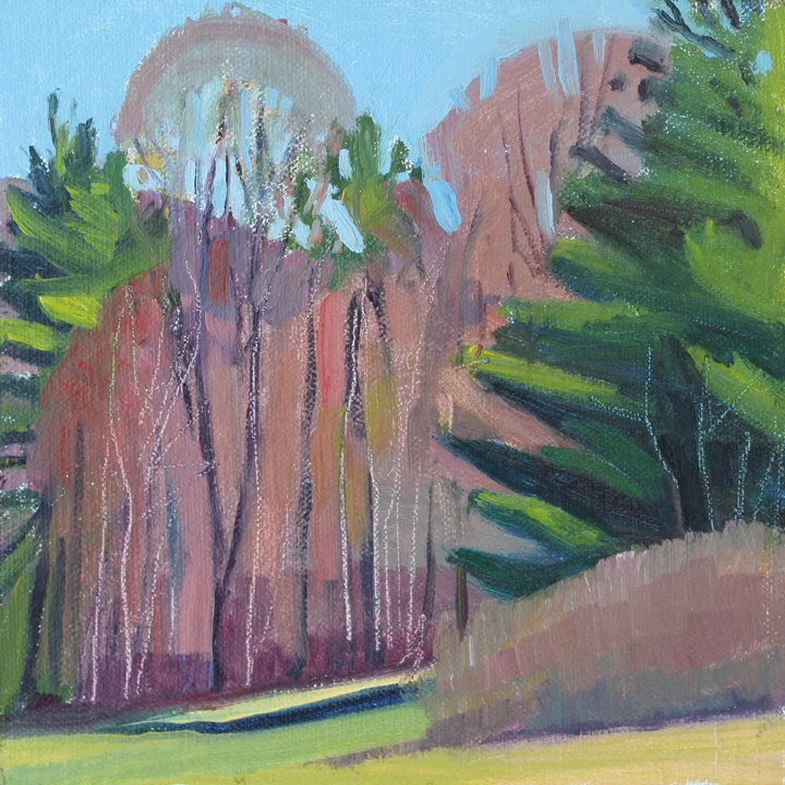 6" x 6", oil on archival linen panel