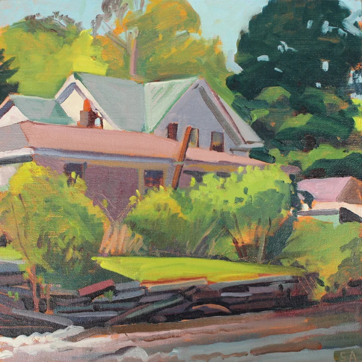 10" x 10", oil on linen panel