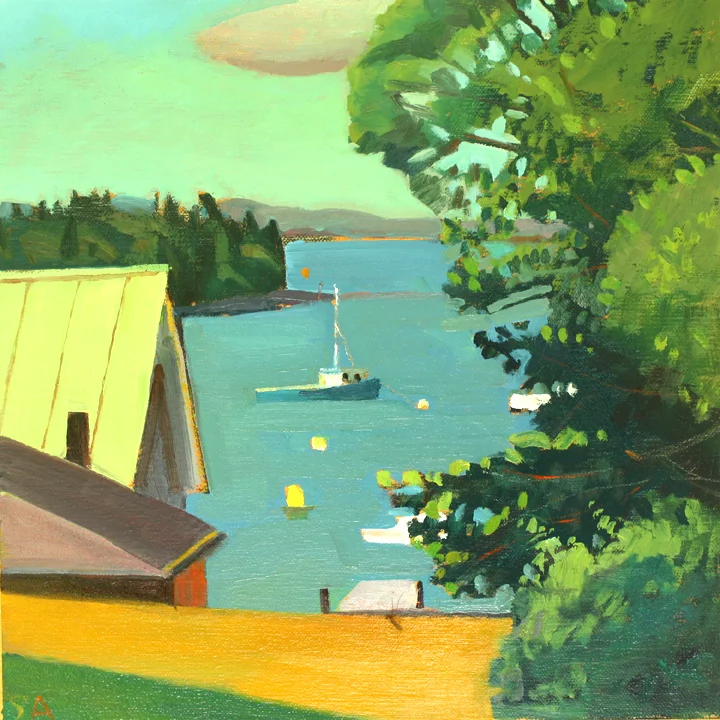 10" x 10", oil on linen panel