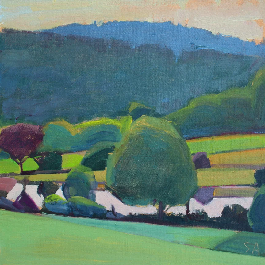 8" x 8", oil on linen panel