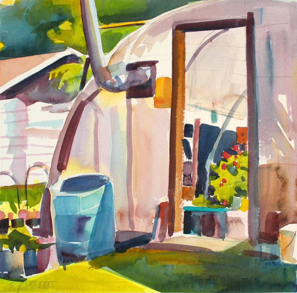 Watercolor on Arches paper, 12" x 12"