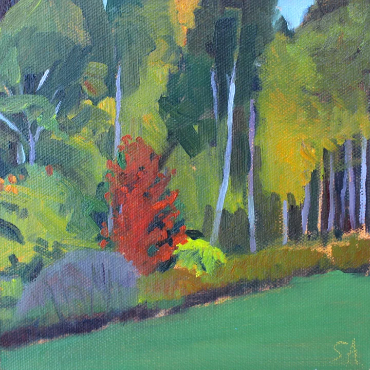 6" x 6", oil on linen panel