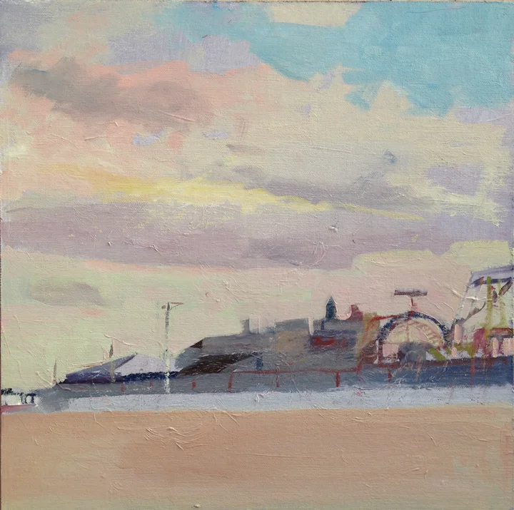 10" x 10", oil on linen panel