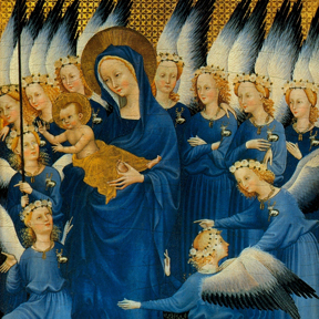 The Wilton Diptych (detail), 1395