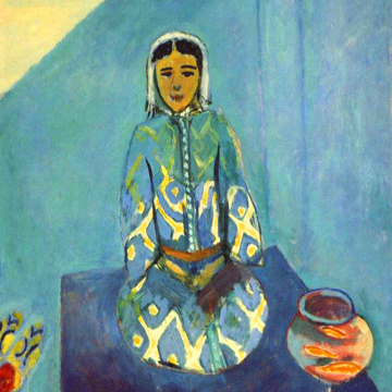 Matisse, "Zorah on the Terrace" (detail), 1912