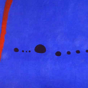 Joan Miro, "Bleu II" (detail) 1961