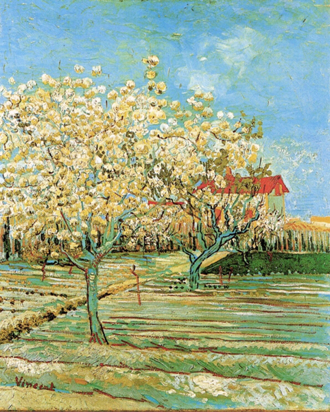"Van Gogh", Orchard in Blossom", 1888