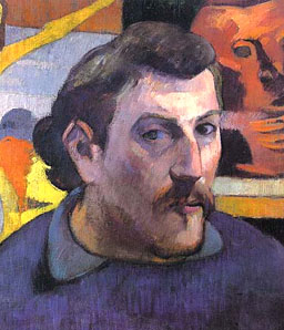 Gauguin, "Self Portrait" (detail)