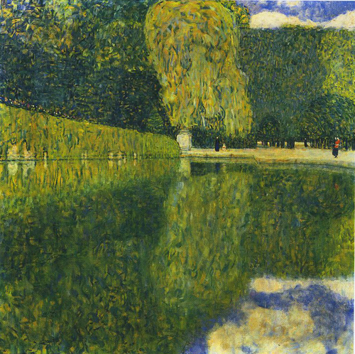 Gustave Klimt, "Landscape in Schonbrunn", 1916