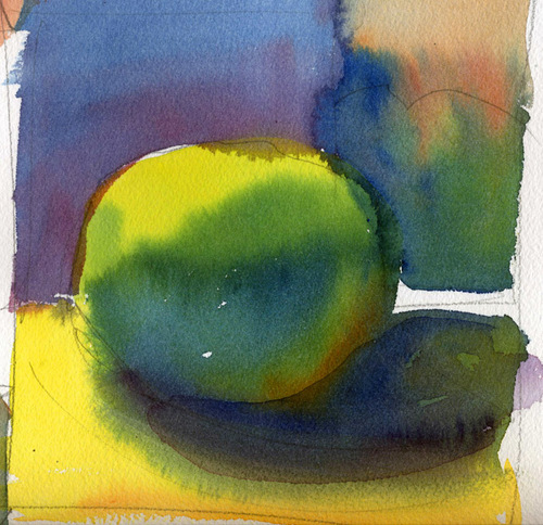 Susan Abbott, "Color Study", watercolor