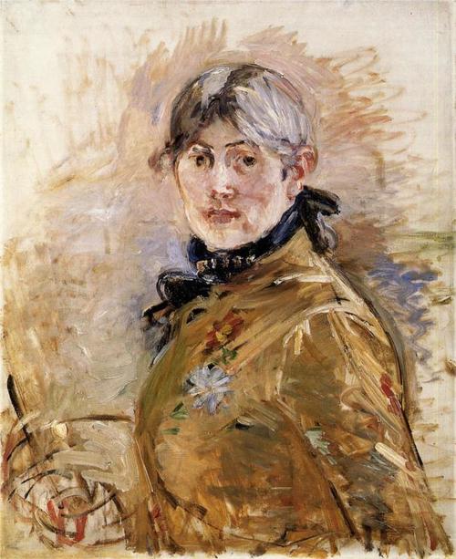 Berthe Morisot, "Self Portrait"