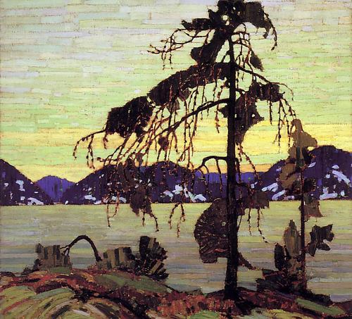"The Jack Pine", 50" x 55", oil on canvas