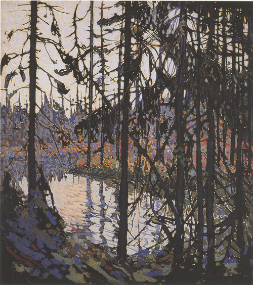 "Northern River" (sketch), 10" x 12" , oil on panel