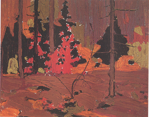 "Autumn, Algonquin Park", 8" x 10", oil on wood panel
