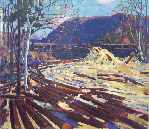 "The Drive", 47" x 54", oil on canvas