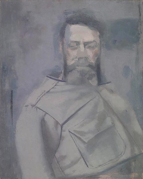 Edwin Dickinson, "Self Portrait in a Grey Shirt"