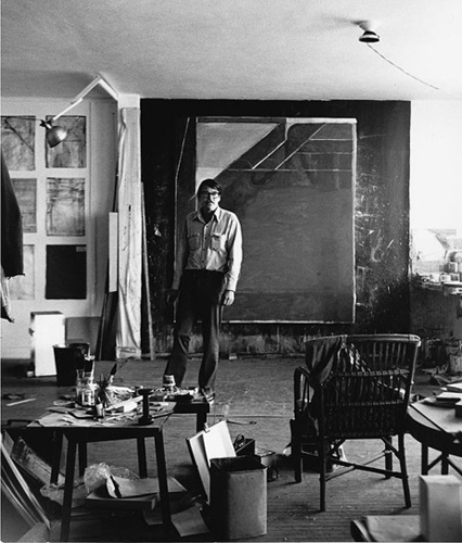 Richard Diebenkorn's studio