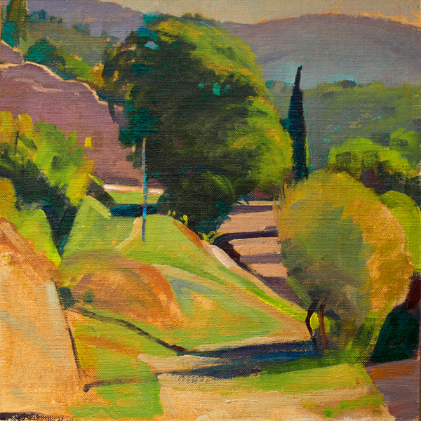 Susan Abbott. "Path to Ruins, St. Saturnin les Apt"