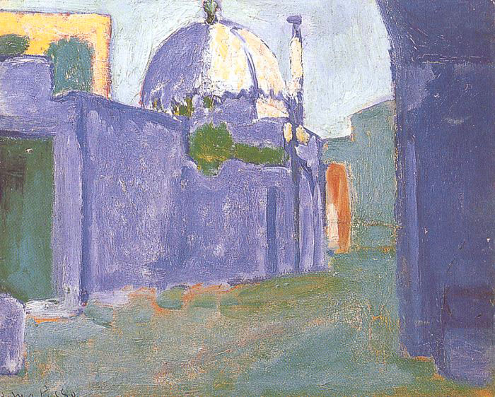 Matisse, "The Marabout, Tunisia", oil on linen