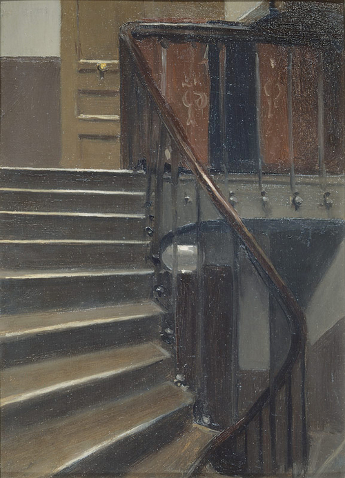 Hopper, "Stairway at 48 Rue de Lille"