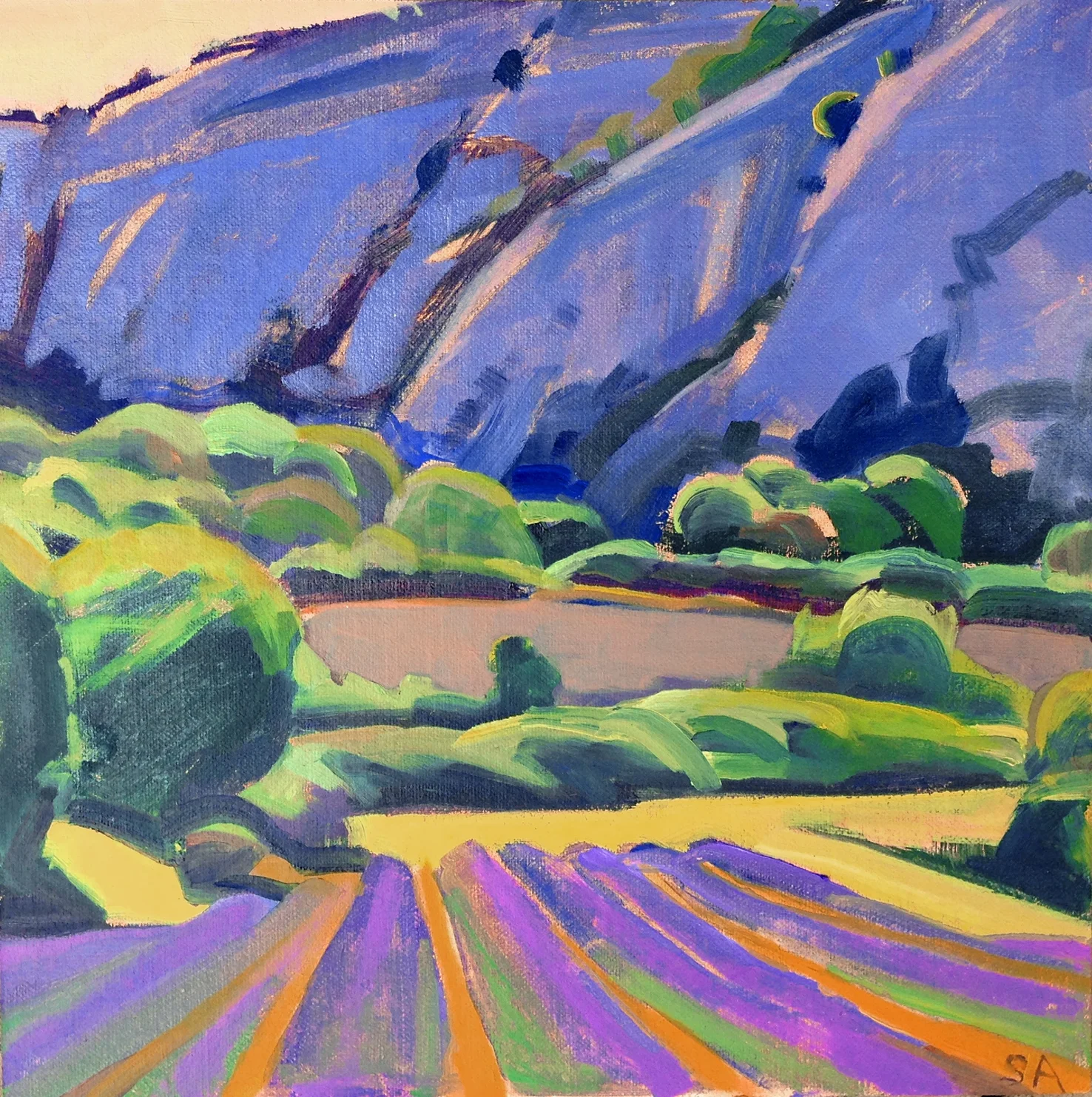 10" x 10", oil on linen panel