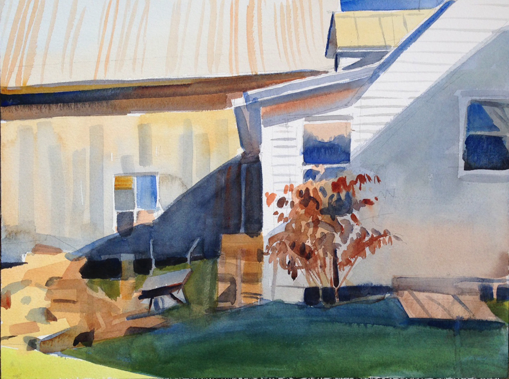 12" x 16", watercolor on Arches paper